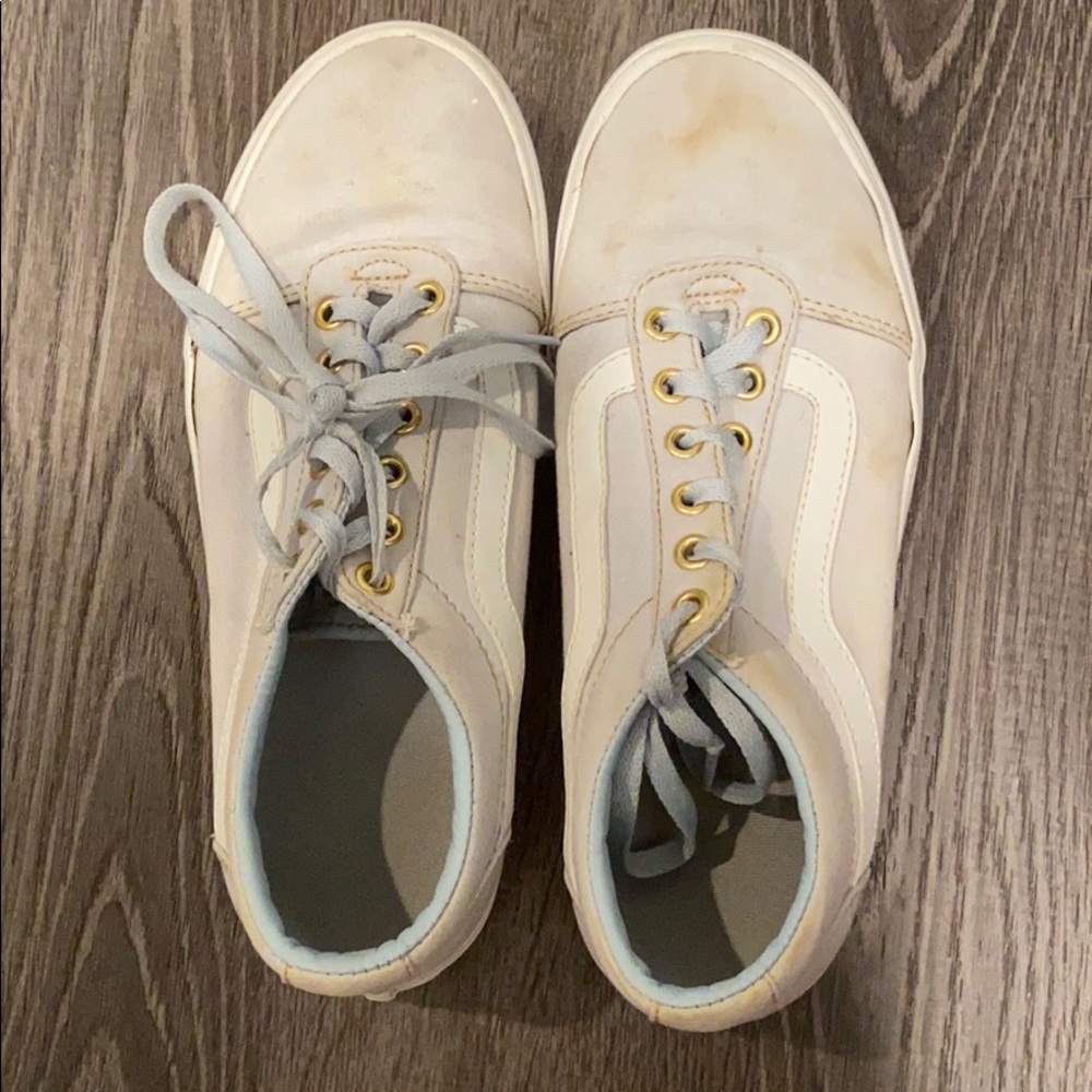 Light blue Vans